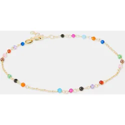 Pulsera de oro con piedras