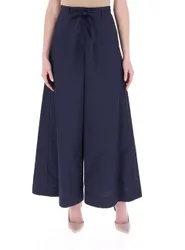 Pantalone wide leg BLU NAVY 40