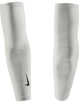 Zoned Knit Arm Warmers White / Grey / Black L-XL Men - Nike Accessories - FashionsVida