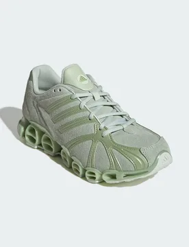 Womens Mega Ghostride Shoes - Pale Green Leather - Size Uk 3.5 - adidas Originals - FashionsVida
