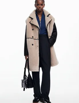 Manteau amovible BROWN S female - Desigual - FashionsVida