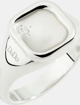 Anillo Essentials plata y diamante - DoDo - FashionsVida