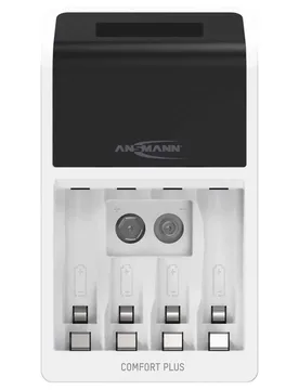 Caricabatterie Akku 1001-009-01 2100mah Black / White One Size - Ansmann - FashionsVida