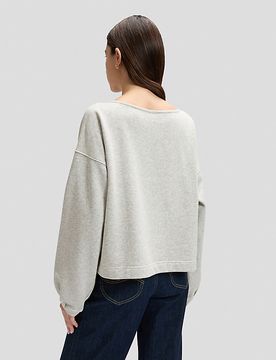 Relaxed Dramatic Sve Sweatshirt Grey Heather Größe M female