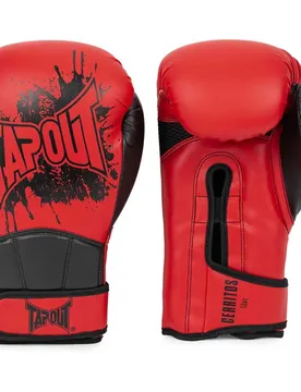 Gants De Boxe Artificiels Cuir Cerritos Red / Black 12 oz