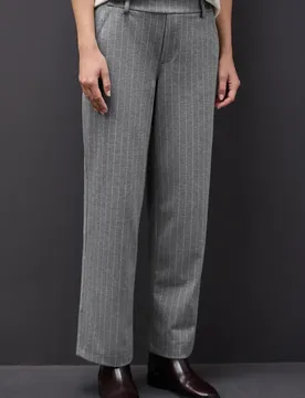 Straight Leg Hose female Grau