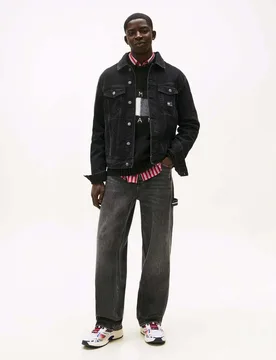Jeans carpenter in dark wash di cotone stretch - Tommy Jeans - FashionsVida