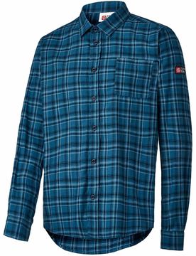 Droke camisa montaña manga larga hombre Azul (M)