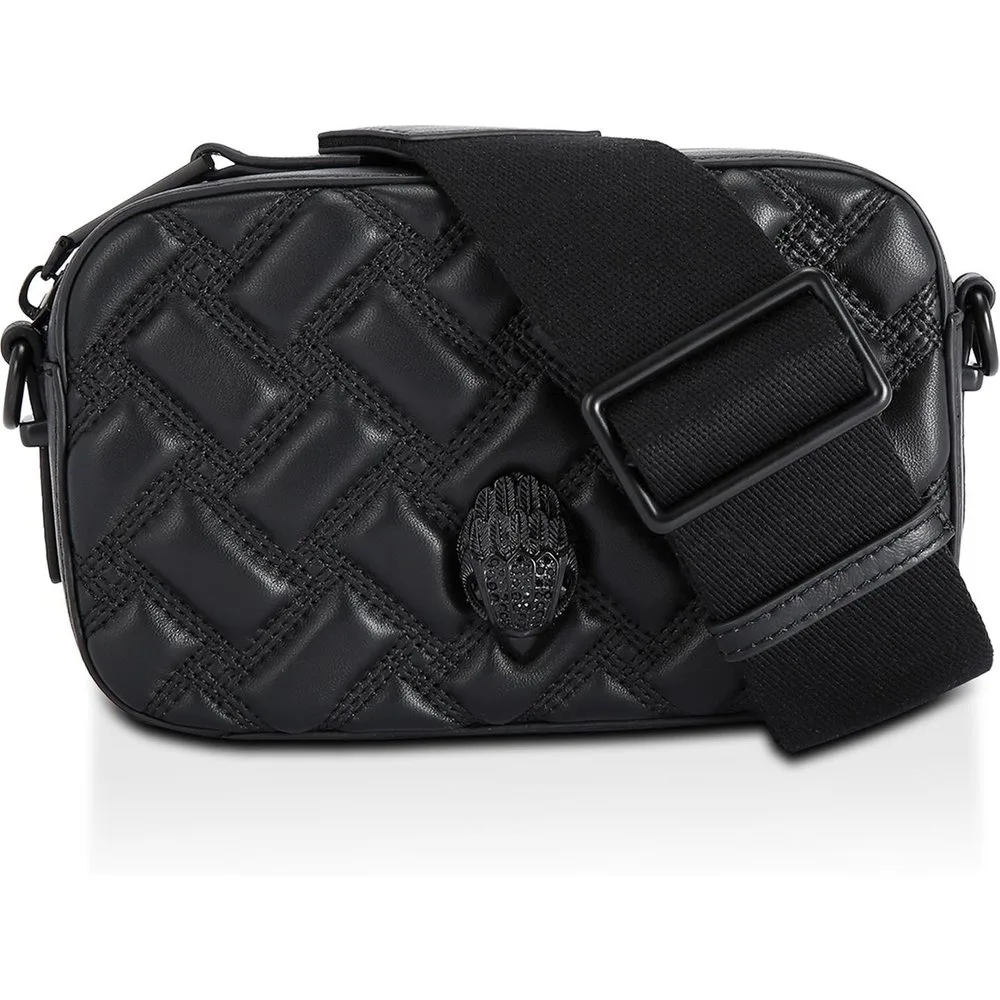 Bandolera de mujer de piel acolchada con asa ajustable - Kurt Geiger - FashionsVida