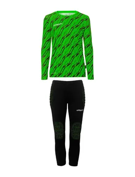 Torwart-Set mit langen Ärmeln für Kinder Progressive - Vert - male - Size: 8/10 ans - Uhlsport - FashionsVida