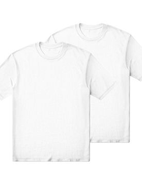 T-Shirt - 2-Pack Tee (2er-Pack) - S bis XXL - für Männer - Größe S - weiß - Männer - male