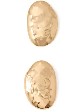 Pendientes ovalados textura - Sfera - FashionsVida