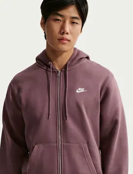 Full-Zip Herren T-Shirt, lila US: M