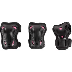 Protecciones skate gear w 3 pack set protección skate Negro (S)