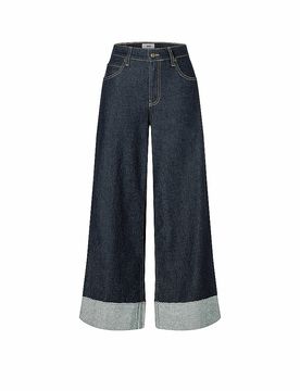 Jeans Wide Leg NEVADA dunkelblau 36 damen