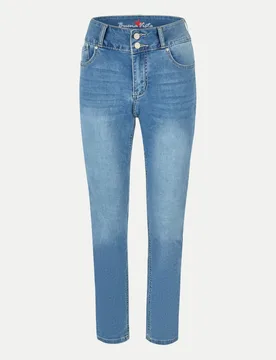 Buena Vista Tummyless Jeans Blau L - Buena Vista - FashionsVida