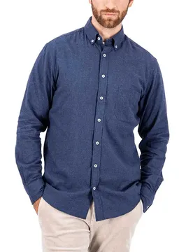 Camicia A Maniche Lunghe 110600 Navy S