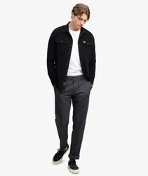 Superdry Herren Premium Chino mit Regulärer Passform Grey - Größe: 32/32