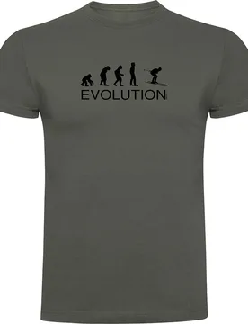 T-shirt à Manches Courtes Evolution Ski Dark Army Green XL - Kruskis - FashionsVida