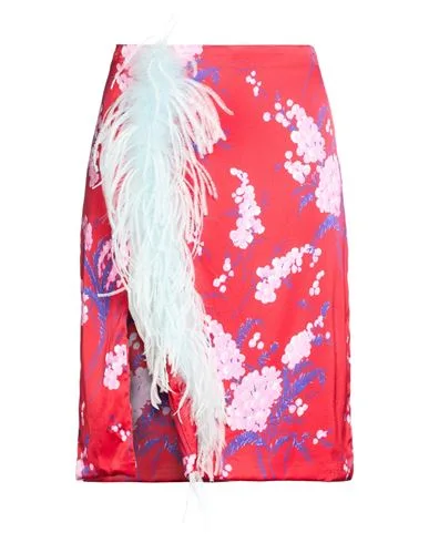 Midi-Rock Damen Rot 36,38 Damen - DES_PHEMMES - FashionsVida