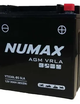 Agm Vrla Premium Jet Battery Black 30A unisex - Numax - FashionsVida