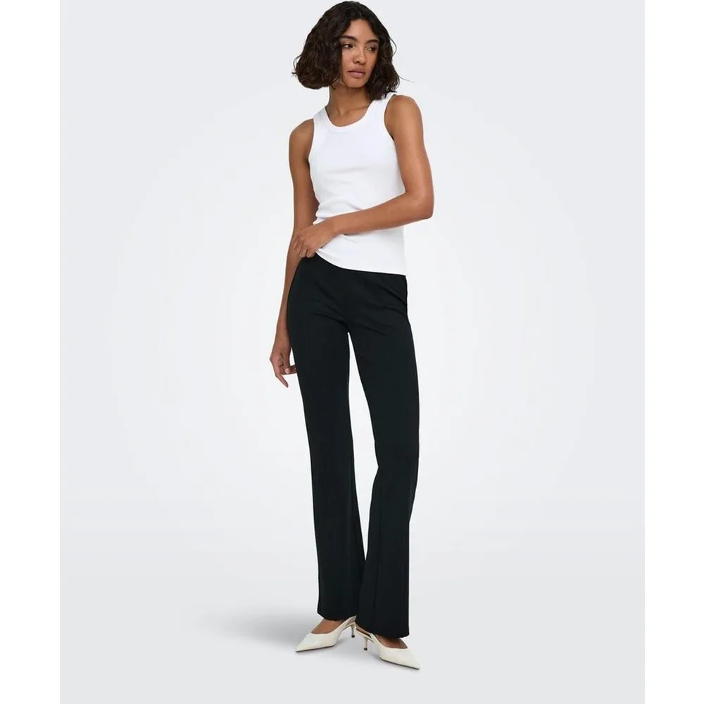Pantalón de mujer campana de cintura media - Only - FashionsVida