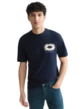 Maglietta A Maniche Corte 183358 Sky Captain S - Scotch & Soda - FashionsVida