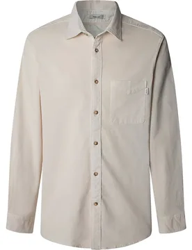 Chemise à Manches Longues Clayton Ivory White XL - Pepe jeans - FashionsVida