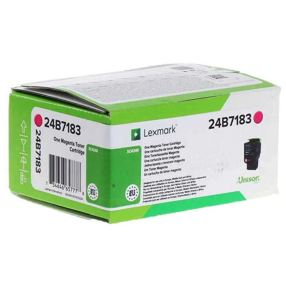 Toner 24b7183 Magenta One Size unisex - Lexmark - FashionsVida