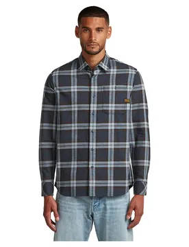 Chemise à Manches Longues Bristum 2.0 Ash Blue Toby Check XL