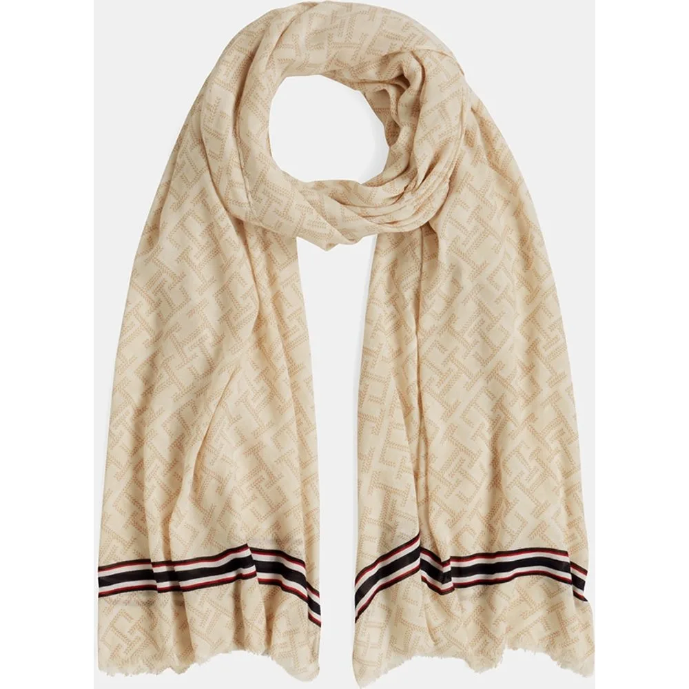 Fular de mujer TH monograma - Tommy Hilfiger - FashionsVida