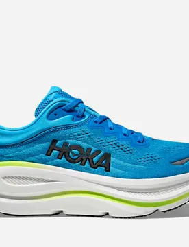 Men's Bondi 9 Road Running Shoes in Skyward Blue/ Blue, Size 10 - HOKA - FashionsVida