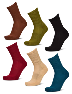 Crew 6 Pack Unisex Socken - Braun - Größe 39 - 42 - Baumwolle Brown 39 - 42 - Foot Locker - FashionsVida