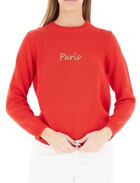 Maglione in cotone ROSSO S