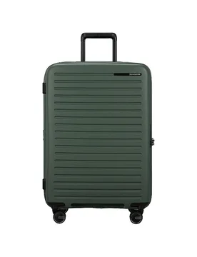 Trolley RESTACKD SPINNER 68cm espandibile Sage verde scuro - Samsonite - FashionsVida