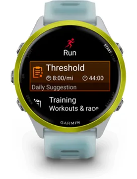 FORERUNNER 570 Smartwatch Whitestone/Amp Yellow 47mm - Garmin - FashionsVida