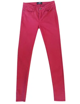SALTSPIN dark red skinny stretchy jeans - Other Designers - FashionsVida