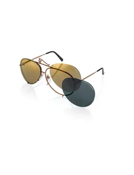 Occhiali Da Sole Polarizzati P878 Copper / E66 Brown/Mirror Gold / CAT3