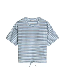 T-Shirt, SSL, Crewneck, Tie Detail female