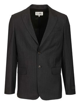 Blazer In Lana E Cotone