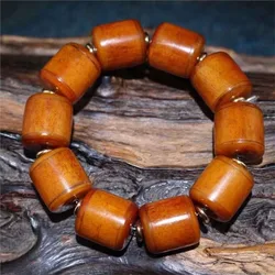 Yak bone , single-loop , Tibetan-style barrel , prayer , bracelet, Bodhi beads, Buddhist bead je