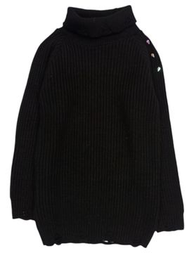 Vestito Nero Sfrangiato NAAB301