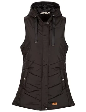 Women's Juniper Padded Gilet in Black Size: 3XL - Black - Size: 3XL - Trespass - FashionsVida