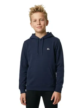 Felpa Con Cappuccio Basic Navy Blazer 16 Anni