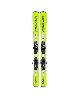 Ensemble de skis junior RC4 Race JR + FJ 4 GW CA jaune 110