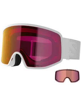 Skibrille / Snowboardbrille Sentry Pro Sigma White Weiß - Salomon - FashionsVida