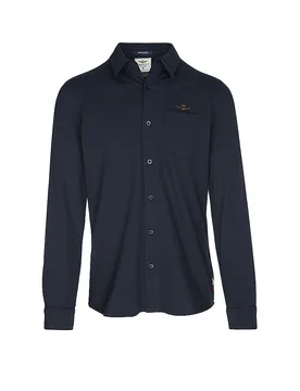 Hemd dunkelblau M herren - Aeronautica Militare - FashionsVida