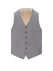 Gilet traditionnel LUSEBASTIAN bleu clair 46