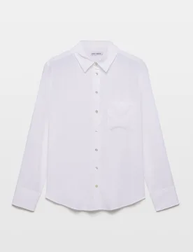 Camisa fluida lisa de mujer - Easy Wear - FashionsVida