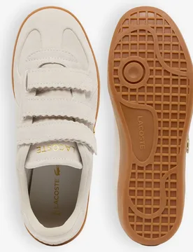 Zapatillas baseshot pro strap de piel de mujer en blanco - Lacoste - FashionsVida